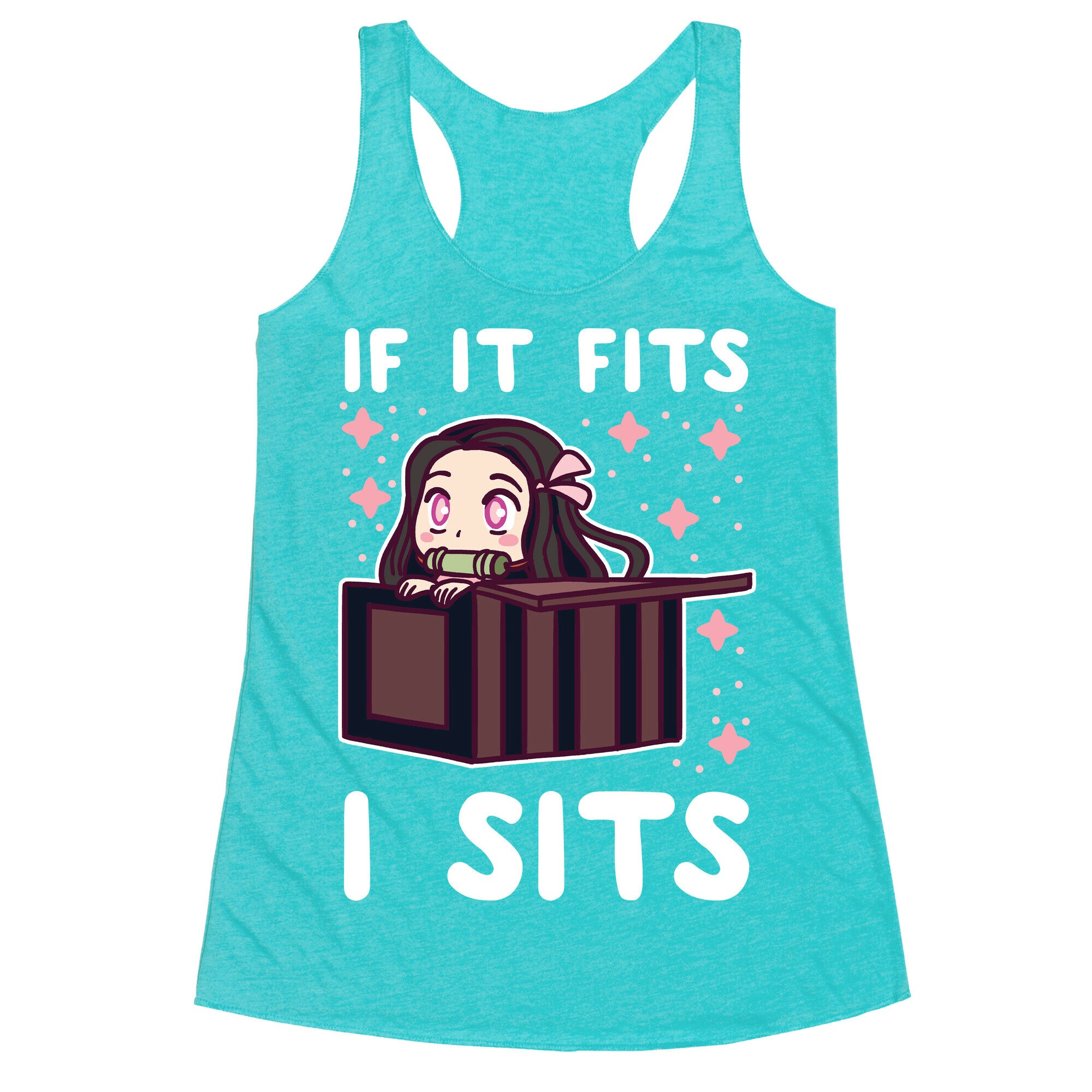 If It Fits, I Sits - Demon Slayer Racerback Tank